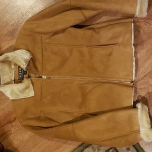 Shebang faux shearling jacket brown size Medium